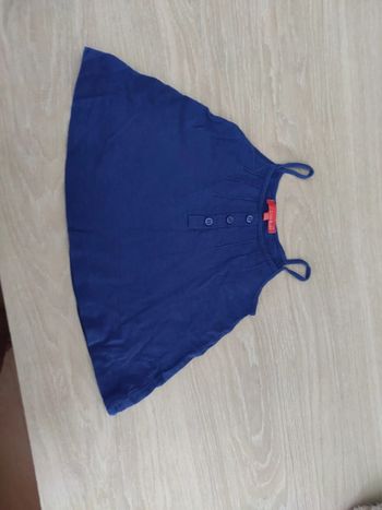 Débardeur Lisa rose 3ans bleu roi