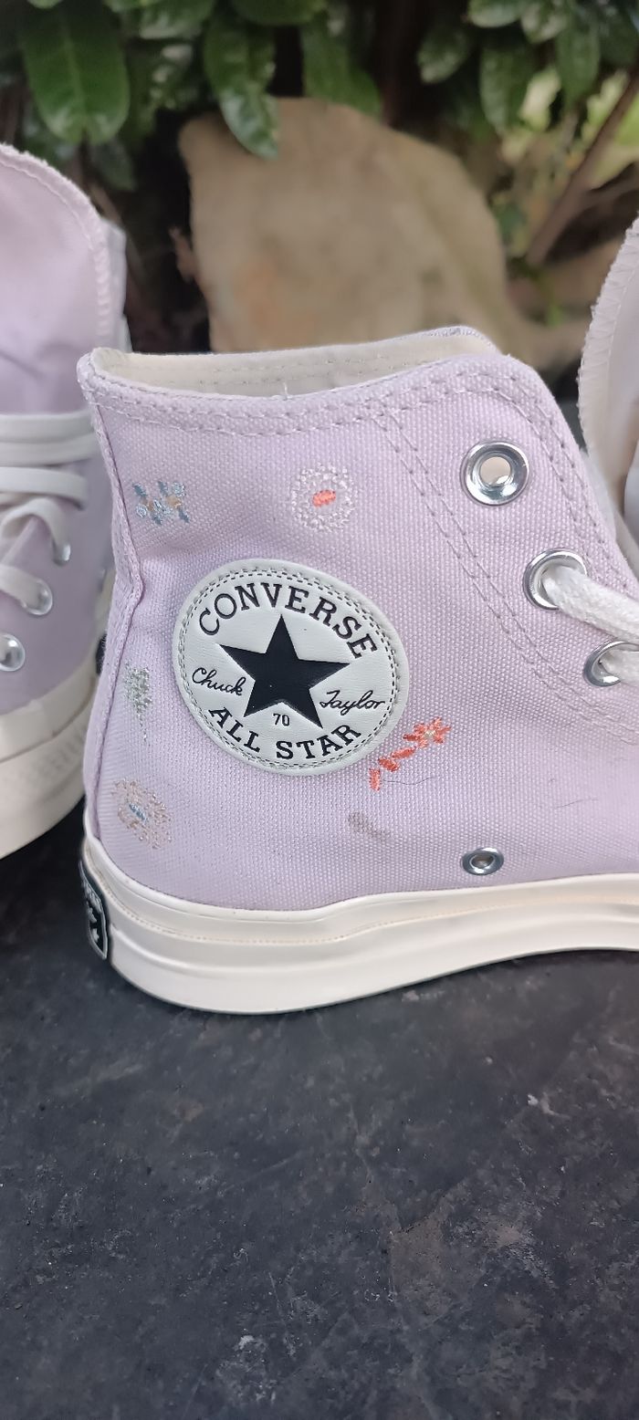 Converse fleuries - photo numéro 5