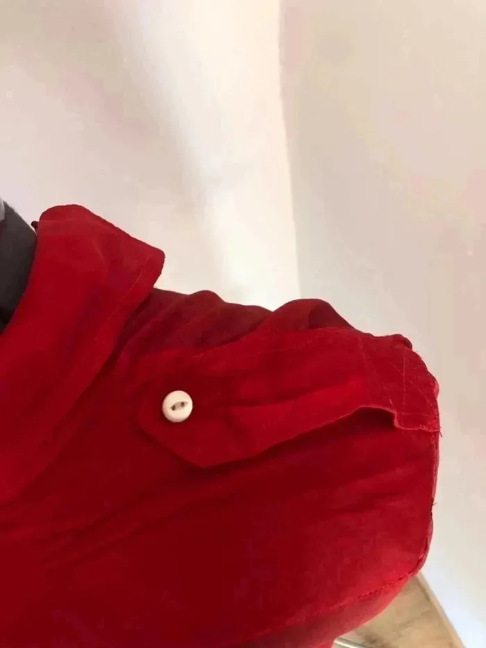 Chemise Ralph Lauren rouge en soie taille 2 - photo numéro 10