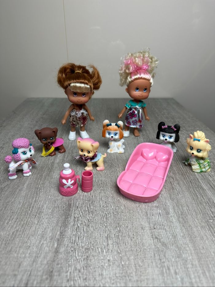 Lot 2 poupées et 6 pets avec accessoires - neuf - photo numéro 3