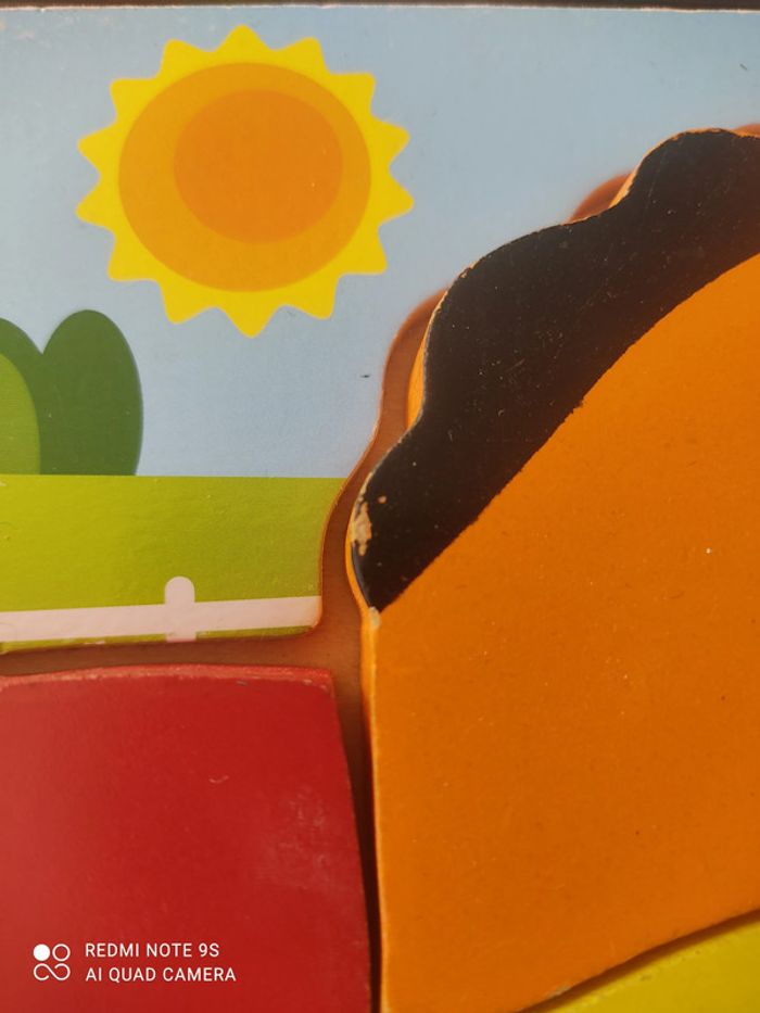 Lot 2 puzzles bois chien et cheval - photo numéro 5