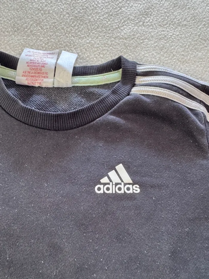 Sweat Adidas bébé – Noir – 18/24 mois – Classique & confortable - photo numéro 3