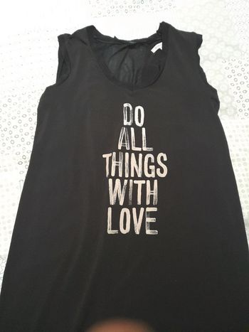 Robe noire de maternité