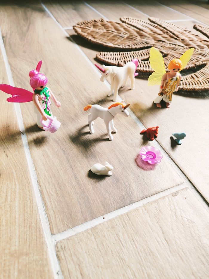 🦄Playmobil féerie/fairies lot de figurines fées, petits animaux et licornes - photo numéro 2