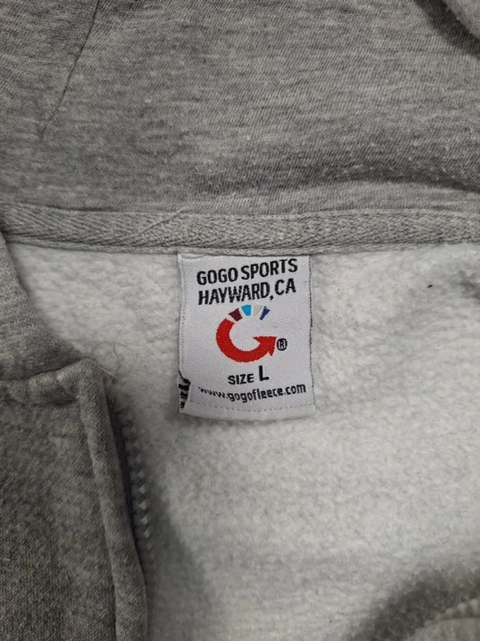 sweat a capuche full zip / Hoodie / homme taille L / gris  - brodé / oregon coast (379) - photo numéro 7