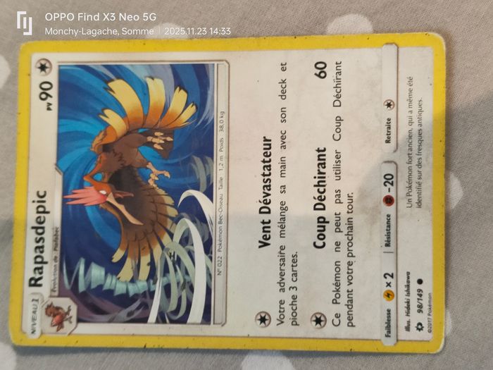 2 cartes Pokémon niveau 1 2017 - photo numéro 3