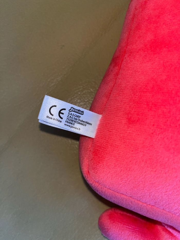 Peluche doudou coussin M. Costaud - photo numéro 3