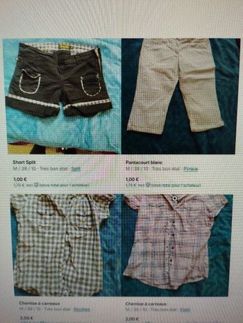 Lot 14 pièces vêtements taille 38