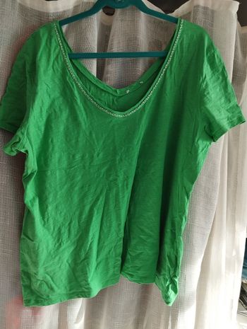 Tee-shirt femme vert