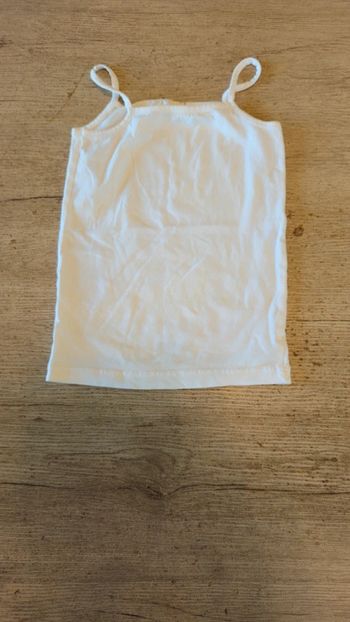 Debardeur blanc uni, BodyBrand, taille 5/6 ans