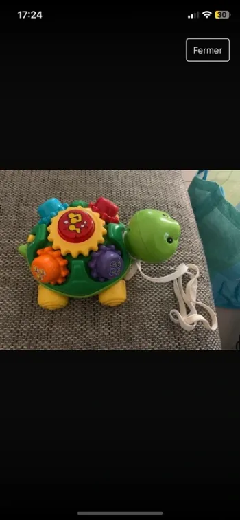 Tortue musicale et lumineuse