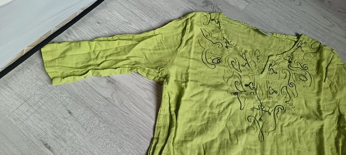 Haut manches mi longue taille L en très bon état Allyer femme - photo numéro 7