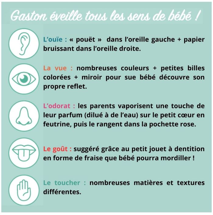 Ourson Gaston 5 Sens Pioupiou & Merveilles - photo numéro 3