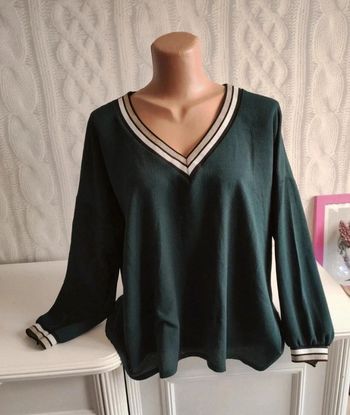 Blouse col V taille 44