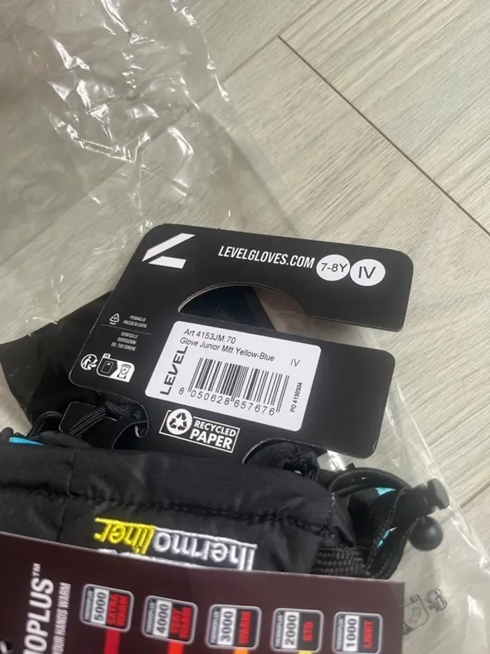 Moufle de ski enfant Level gloves neuf taille 7-8 ans prix boutique 42,50€ - photo numéro 4
