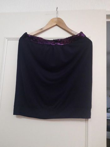 Top bustier violet