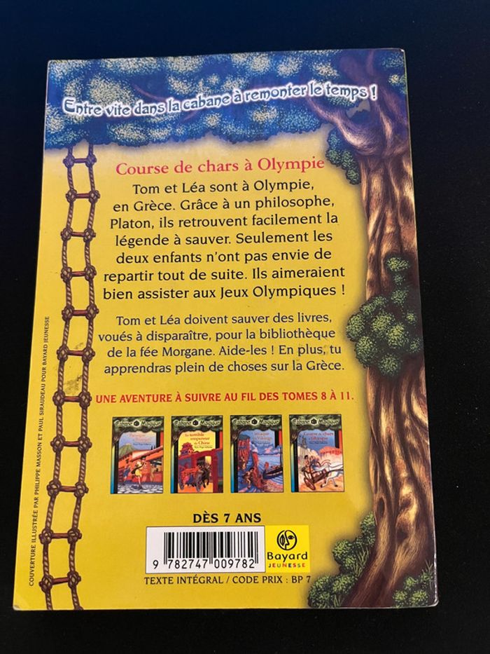 Livre La Cabane Magique - Course de chars à Olympie - photo numéro 3