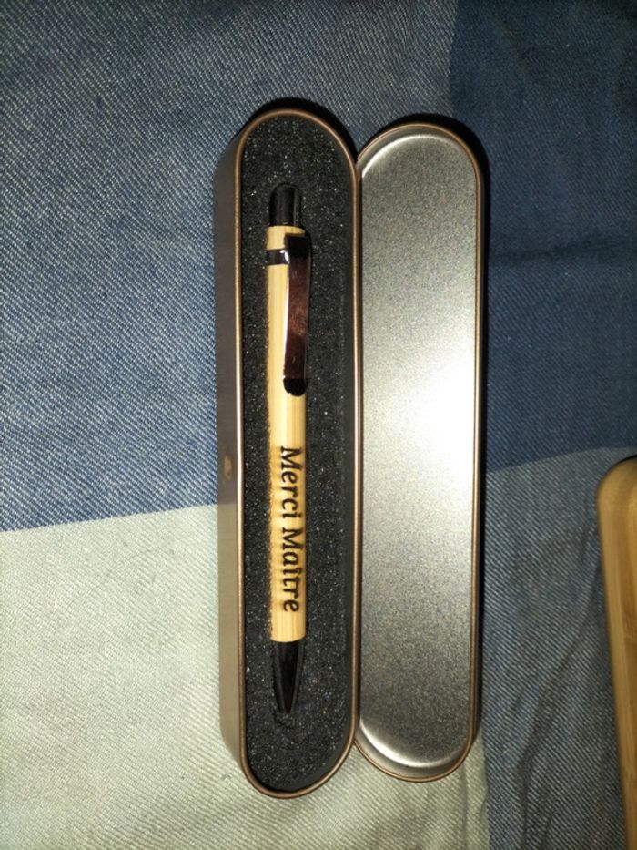 Étui avec crayon merci maître/ maîtresse - photo numéro 4