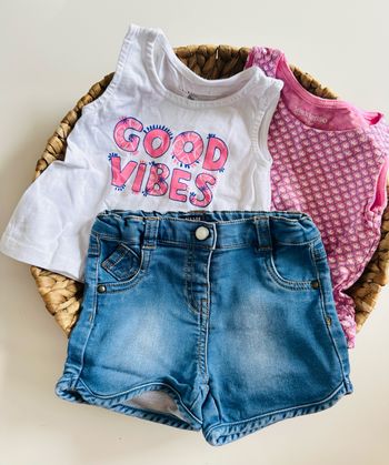 Lot de vêtements fille 9 mois été