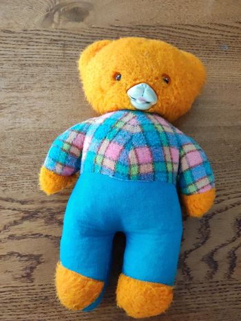 Nounours orange vintage