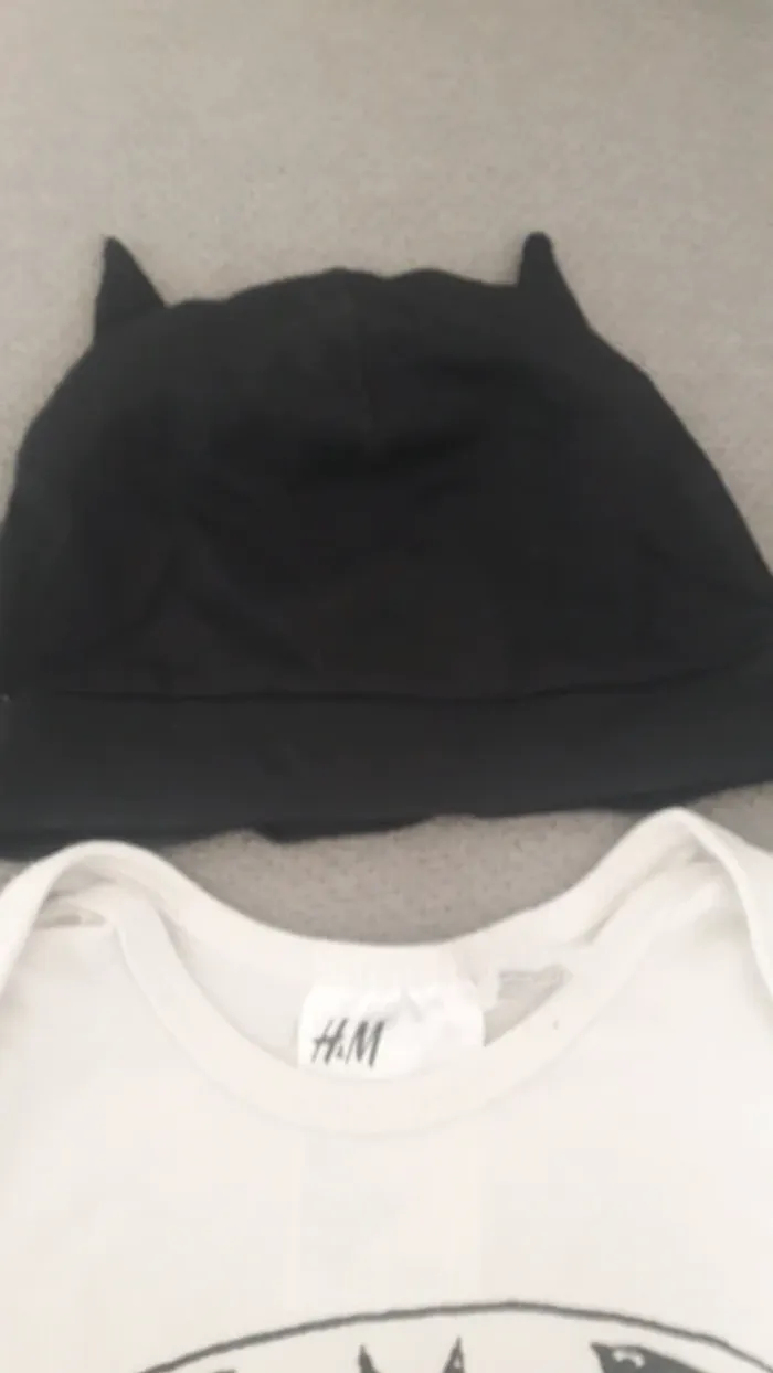 Body et bonnet Batman - photo numéro 2