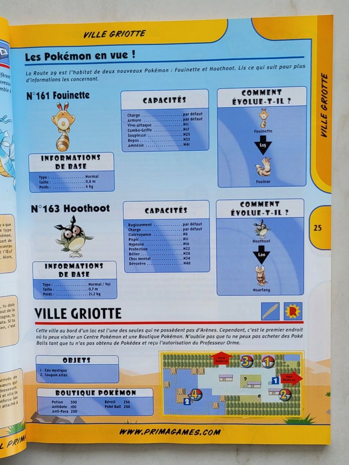 Guide Officiel Pokémon Version Or et Argent Prima 🇫🇷 - photo numéro 4