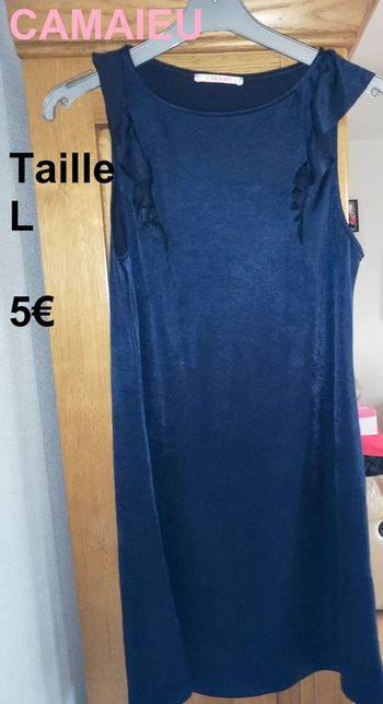 Robe bleue marine Taille L Camaieu #FemmeL