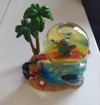 Snowglobe Lilo et stigch photographe rare