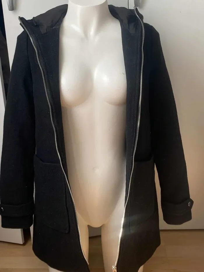 Veste parka par-dessus à capuche 43%laine XS 34 Pimkie - photo numéro 4