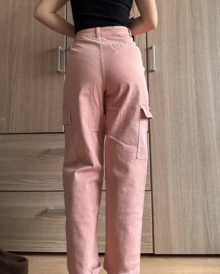 Pantalon cargo rose - photo numéro 3
