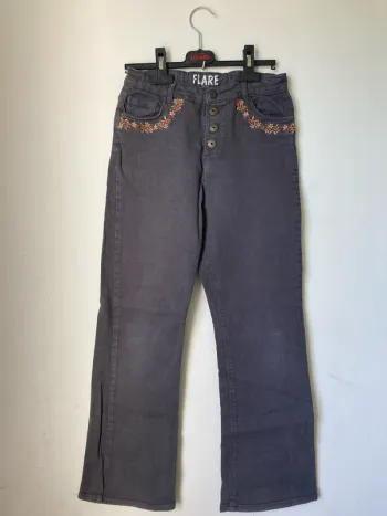 Jean 12 ans brodé