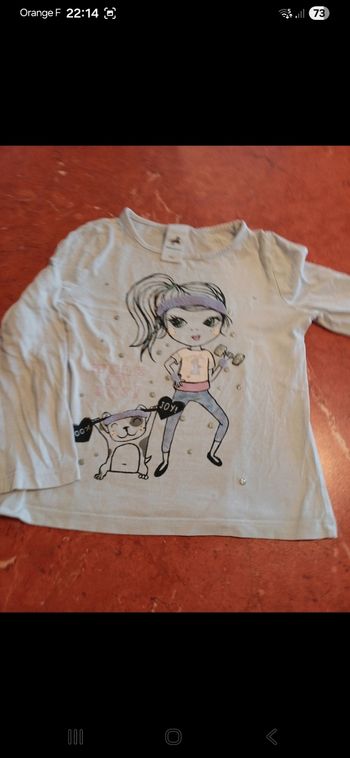 T.shirt fille taille 4 ans