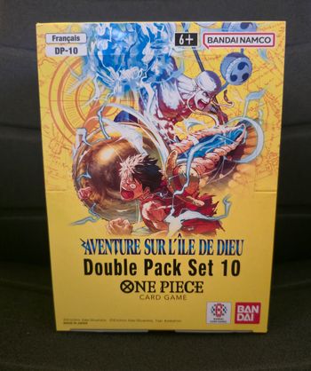 Display / Case de 8 Bi-Pack / Double Pack One Piece OP-15 Aventure sur l'île de Dieu
