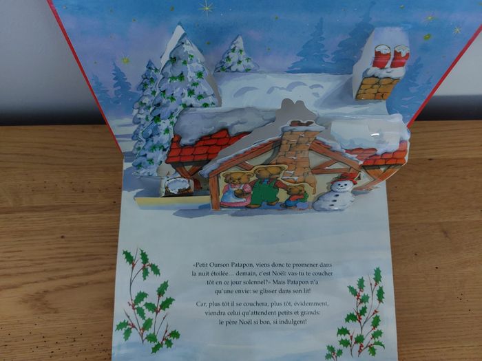 Le premier Noël de l'ourson Patapon - livre animé avec languettes et en 3 dimensions - photo numéro 3