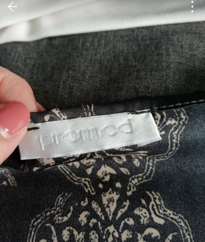 Tee shirt long ou robe très courte promod M - photo numéro 3