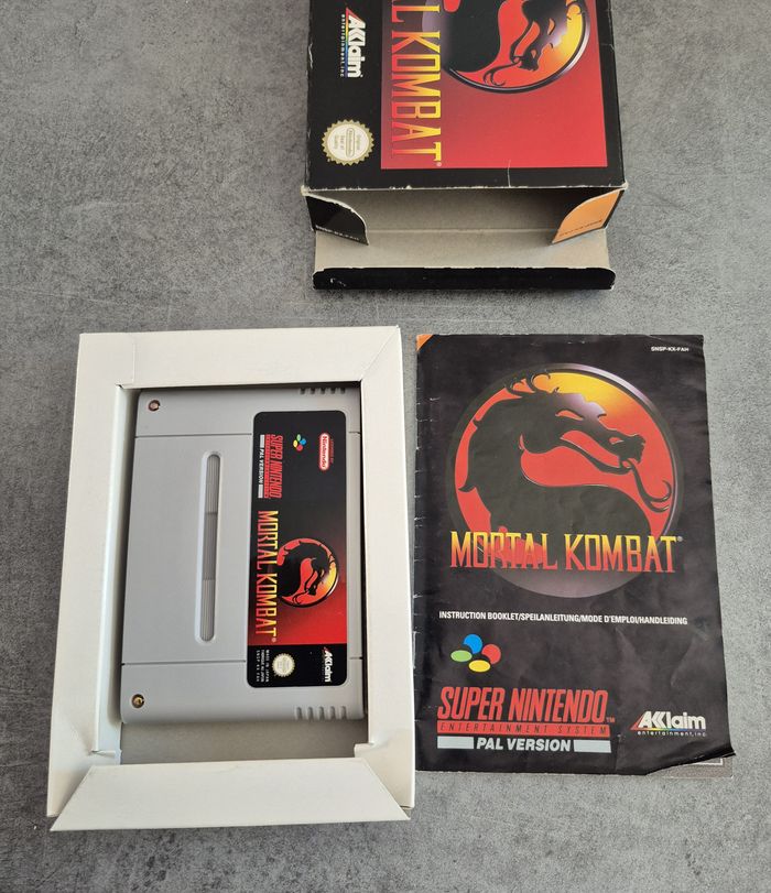 Jeu Mortal Kombat 2 Super Nintendo Snes Pal Original - Version Euro Fr CIB - photo numéro 7