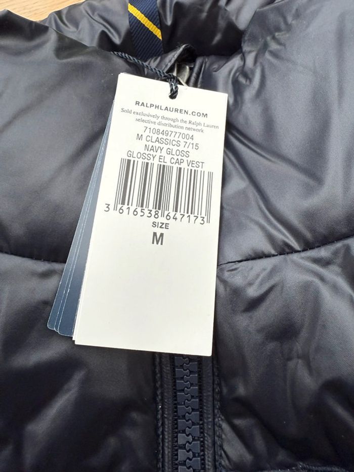 Doudoune Sans manche Polo Ralph Lauren Brillante bleu marin - photo numéro 3