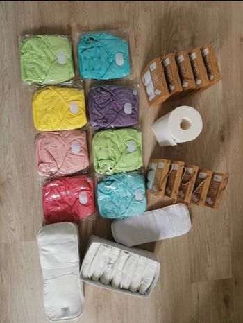 Kit de couches lavables et accessoires