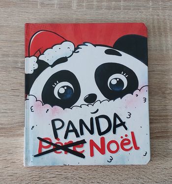 Panda père Noël - livre cartonné 