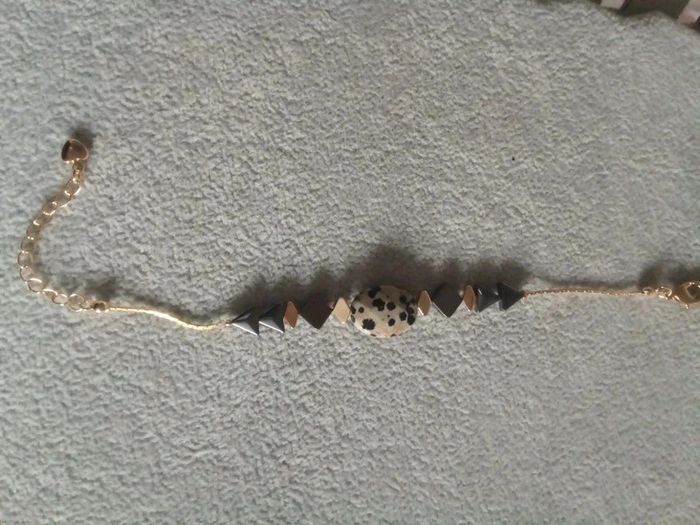 Bracelet jaspe hématite - photo numéro 2