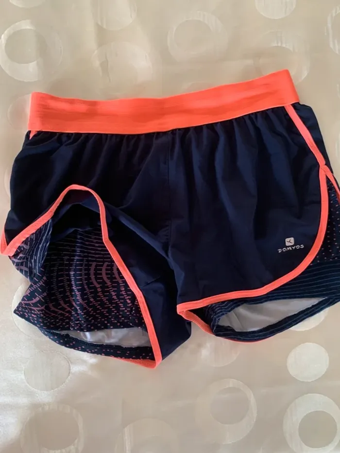 Short bleu/orange - photo numéro 2