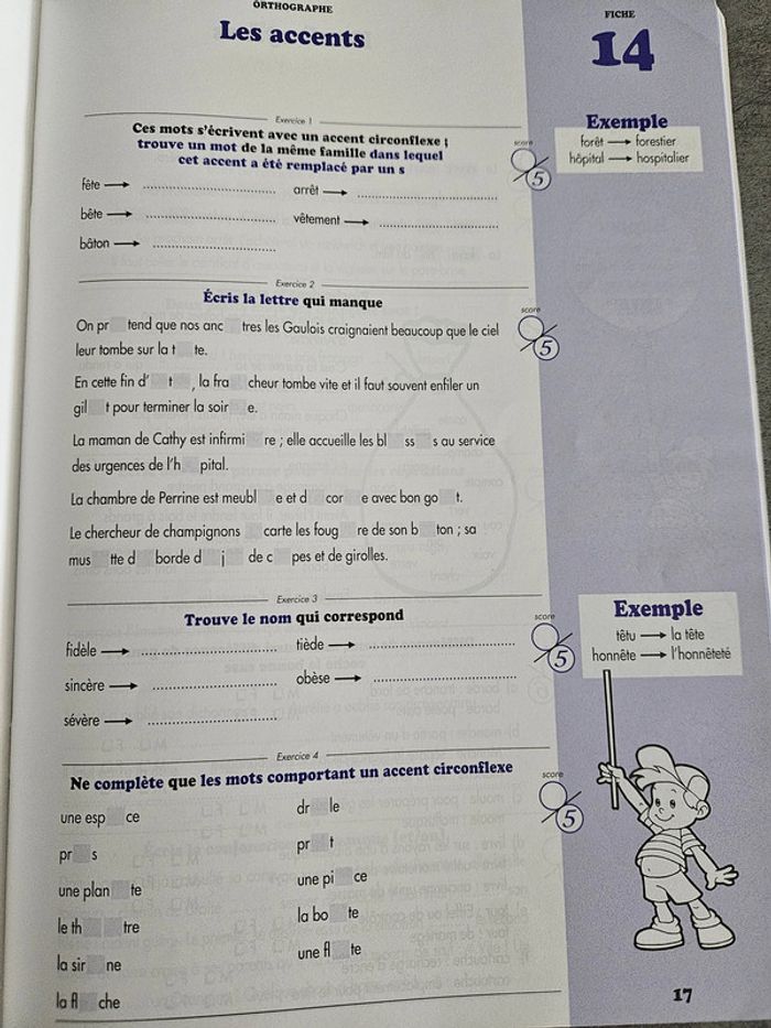 Cahier de soutien scolaire "Les cahiers malins" CM1 Français - photo numéro 3