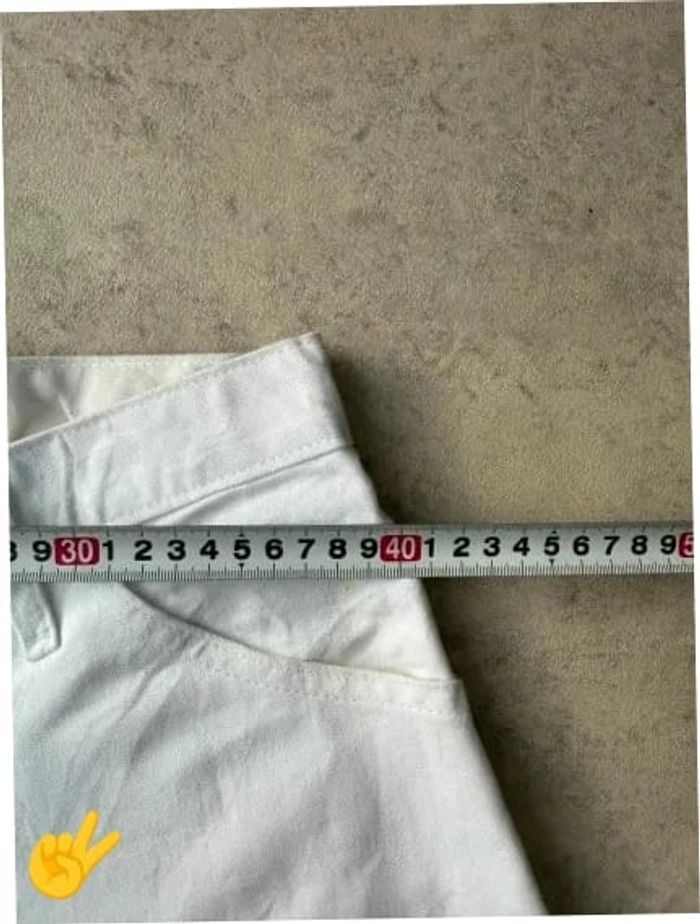 Short cargo coupe large Dickies blanc homme W28 FR38 US vintage workwear SHO141b - photo numéro 3