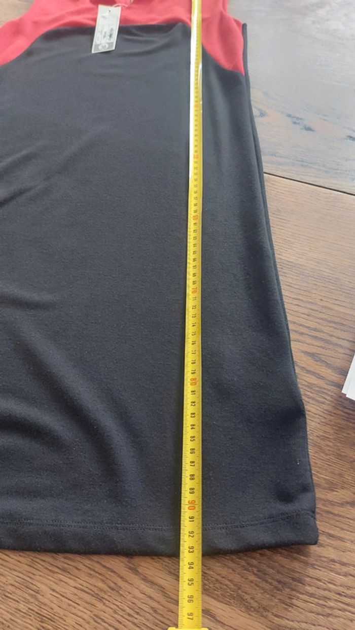 Robe Yessica rouge et noire t 38 neuve - photo numéro 8
