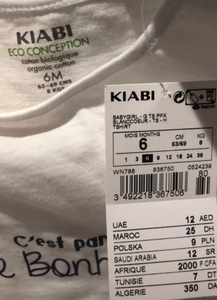 T-shirt neuf - photo numéro 2