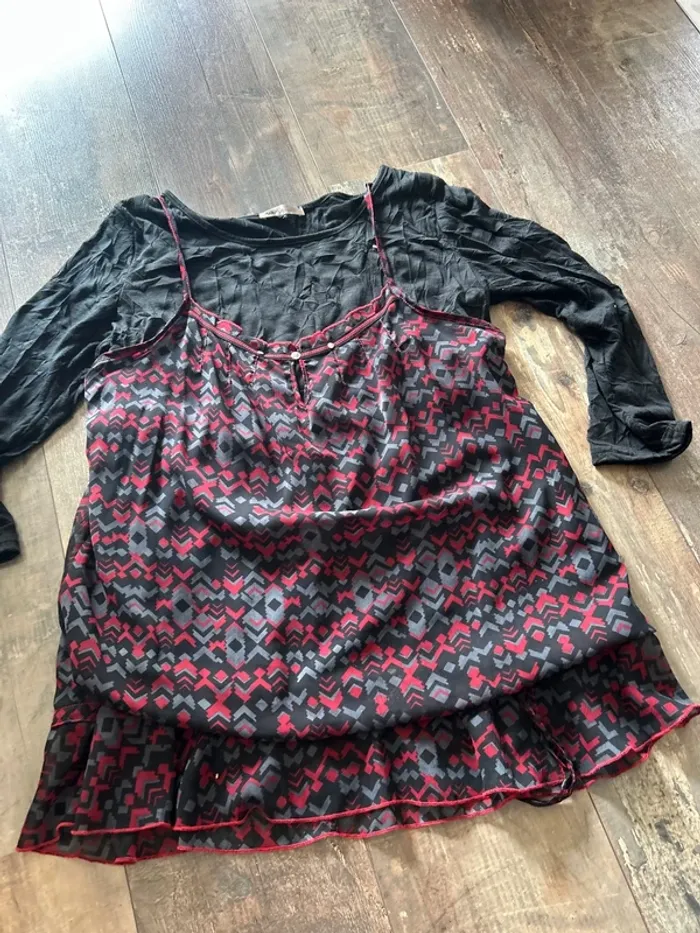Tunique originale deux en un