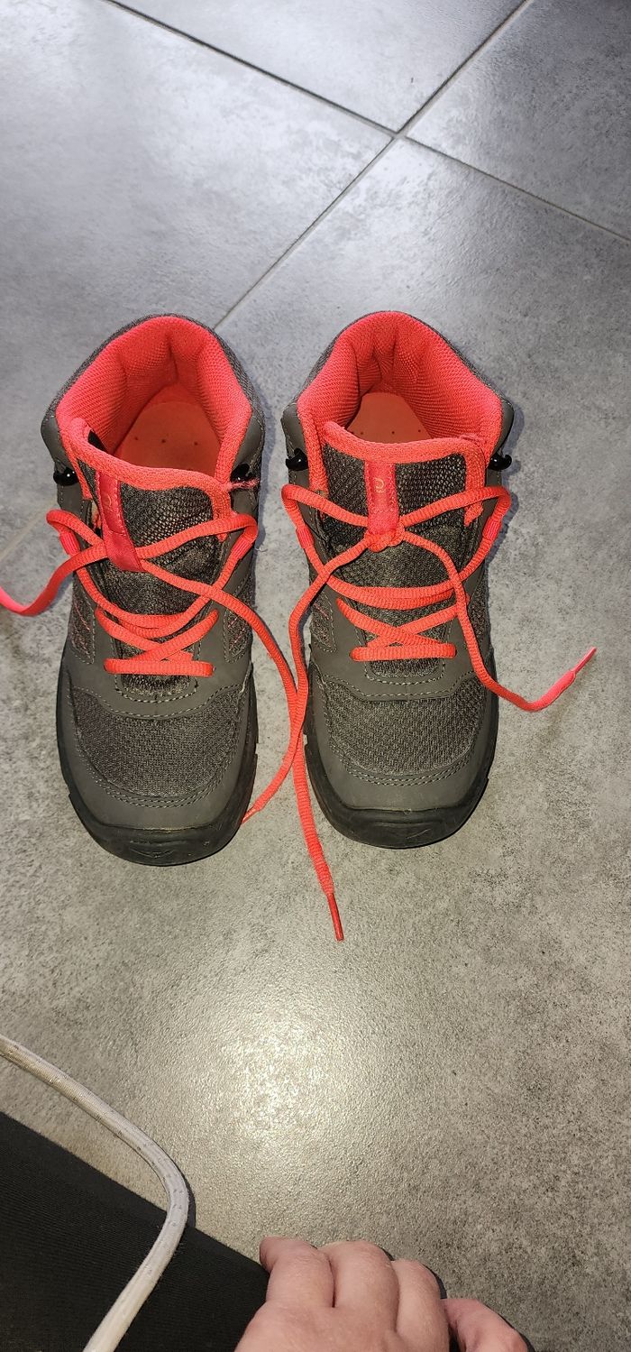 Paire de chaussures de randonnée MH100 MID TW quechua taille 36 - photo numéro 3
