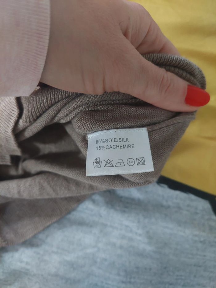Pull en soie et cashmere Princesse Pirate T2 - photo numéro 5