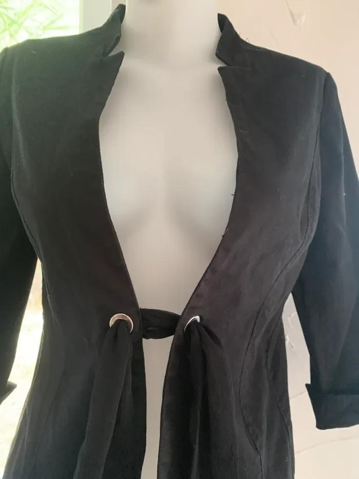 Blazer noir attaché original Jacqueline Riu taille 42 - photo numéro 7