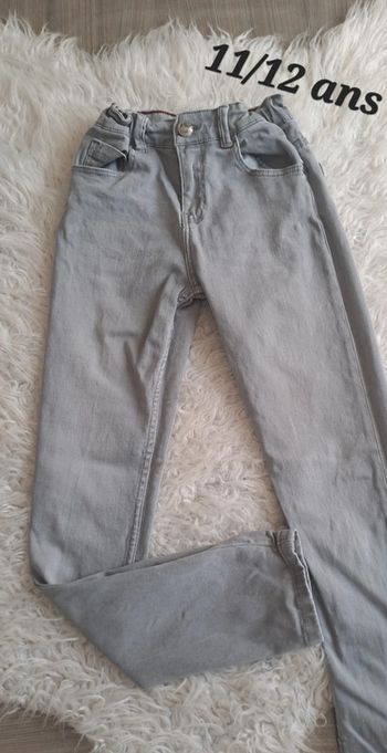 Jean gris z 11/12 ans